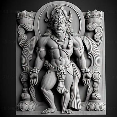 3D model Hanuman (STL)